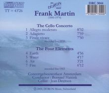 Frank Martin (1890-1974): Cellokonzert, CD