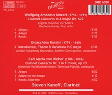 Steven Kanoff spielt Klarinettenkonzerte, CD
