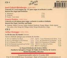 Josef Rheinberger (1839-1901): Orgelkonzert Nr.1 op.137, 2 CDs