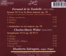 Fernand de la Tombelle (1854-1928): Orgelsonate Nr.2 op.33, CD