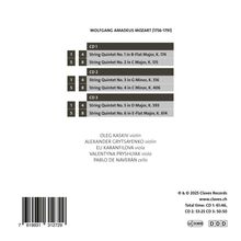Titel: Wolfgang Amadeus Mozart (1756-1791); CD-Infos: 3 CDs mit Streichquintetten; Musiker: Oleg Kaskiv u.a.