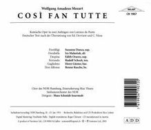 Wolfgang Amadeus Mozart (1756-1791): Cosi fan tutte (in deutscher Sprache), 2 CDs