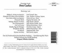 Giuseppe Verdi (1813-1901): Don Carlos (in dt. Sprache), 2 CDs