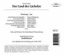 Franz Lehar (1870-1948): Das Land des Lächelns, 2 CDs