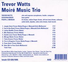 Trevor Watts (geb. 1939): Moire Music Trio, CD