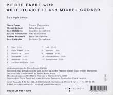 Pierre Favre (geb. 1937): Saxophones, CD
