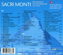 Schweizer Militärmusik Rekrutenspiel: Sacri Monti, 2 CDs