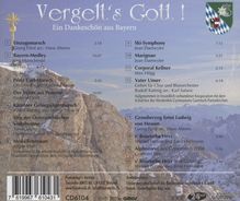 Gebirgsmusikkorps Garmisch-Partenkirchen: Vergelt's Gott, CD