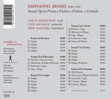 Giovanni Mossi (1680-1742): Sonaten für Violine &amp; Bc op.1 Nr.1,2,5,9,10,12, CD