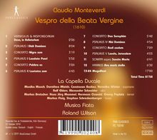 Claudio Monteverdi (1567-1643): Vespro della beata vergine, CD