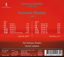 Romanus Weichlein (1652-1706): Encaenia Musices, 2 CDs