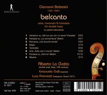 Giovanni Bottesini (1821-1889): Arien,Romanzen &amp; Fantasien für Kontrabass "Belcanto", CD