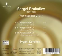 Serge Prokofieff (1891-1953): Klaviersonaten Nr.2,4,7, CD