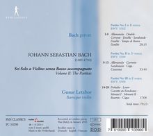 Johann Sebastian Bach (1685-1750): Partiten für Violine BWV 1002,1004,1006, CD