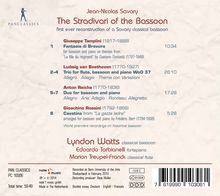 Lyndon Watts - Jean-Nicolas Savary, the Stradivari of the Bassoon, CD
