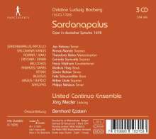 Christian Ludwig Boxberg (1670-1729): Sardanapalus (Oper in deutscher Sprache 1698), 3 CDs
