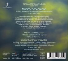 Johann Hermann Schein (1586-1630): Musica boscareccia - "Wald-Liederlein auff Italian-Villanellische Invention" (1621/1626/1628), CD