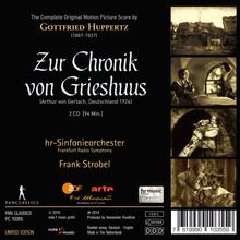 Gottfried Huppertz (1887-1937): Filmmusik: Zur Chronik von Grieshuus (Filmmusik), 2 CDs