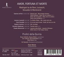 Italienische Madrigale "Amor,Fortuna et Morte", CD