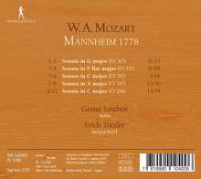 Wolfgang Amadeus Mozart (1756-1791): Sonaten für Violine &amp; Klavier (Mannheim 1778), CD