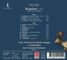 Jose de Nebra (1702-1768): Requiem (Oficio y Misa de difuntos), CD