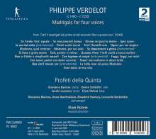 Philippe Verdelot (1470-1552): Madrigale für vier Stimmen (1533/1534), CD