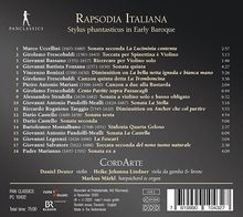 CordArte - Rapsodia Italiana (Stylus phantasticus in Early Baroque), CD