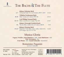 Beniamino Paganini &amp; Musica Gloria - The Bachs &amp; The Flute, CD
