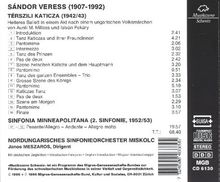 Sandor Veress (1907-1992): Symphonie Nr.2 "Sinfonia Minneapolitana", CD