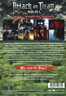 Attack on Titan Teil 2: Flügel der Freiheit, DVD