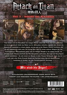 Attack on Titan Teil 3: Gebrüll des Erwachens, DVD