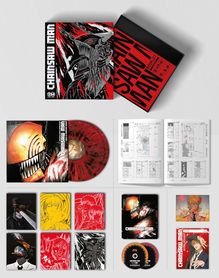 Chainsaw Man Staffel 1 (Vinyl Collector's Edition) (Blu-ray im Steelbook), 2 Blu-ray Discs und 2 LPs