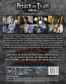 Attack on Titan Staffel 3 (Gesamtausgabe) (Blu-ray im Steelbook), 2 Blu-ray Discs