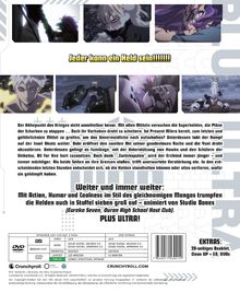 **Text:** "Jeder kann ein Held sein!!!!!!"

Ein farbenfrohes DVD-Cover mit Anime-Charakteren in actionreichen Szenen.