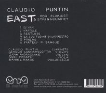 Claudio Puntin (geb. 1965): East, CD
