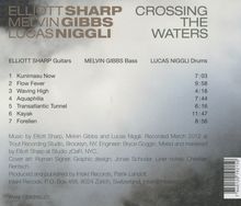 Elliott Sharp, Melvin Gibbs &amp; Lucas Niggli: Crossing The Waters, CD