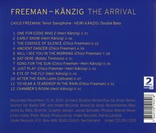 Chico Freeman &amp; Heiri Känzig: The Arrival, CD