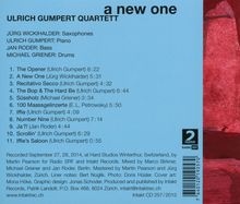 Ulrich Gumpert (geb. 1945): A New One, CD