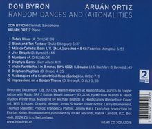 Don Byron &amp; Aruán Ortiz: Random Dances And (A)Tonalities, CD