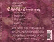 Chris Speed (geb. 1967): Respect For Your Toughness, CD