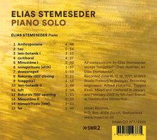 Elias Stemeseder: Piano Solo, CD