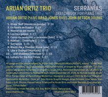 Aruán Ortiz (geb. 1973): Serranías: Sketchbook For Piano Trio, CD