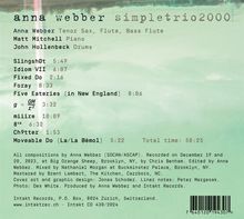 Anna Webber (geb. 1984): simpletrio2000, CD