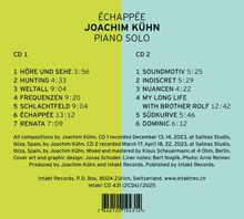 Joachim Kühn (geb. 1944): Échapée (piano solo), 2 CDs