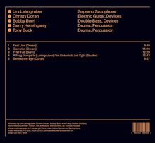 Urs Leimgruber: Soprano Saxophone, Christy Doran: Electric Guitar, 5 Titel: Fast Line 9:49, Gamelan 12:00, P-M-F/B 12:20.
