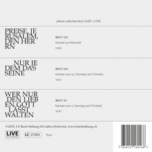 Johann Sebastian Bach (1685-1750): Bach-Kantaten-Edition der Bach-Stiftung St.Gallen - CD 14, CD