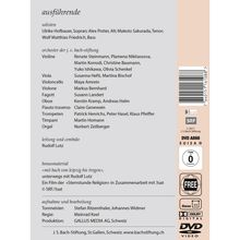 Johann Sebastian Bach (1685-1750): Bach-Kantaten-Edition der Bach-Stiftung St.Gallen - Bach im Fluss, DVD