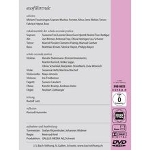 Johann Sebastian Bach (1685-1750): Bach-Kantaten-Edition der Bach-Stiftung St.Gallen - Kantate BWV 23, DVD