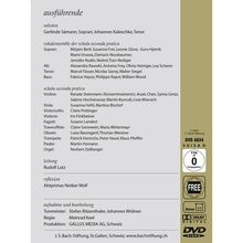 Johann Sebastian Bach (1685-1750): Bach-Kantaten-Edition der Bach-Stiftung St.Gallen - Kantate BWV 191, DVD