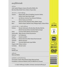 Johann Sebastian Bach (1685-1750): Bach-Kantaten-Edition der Bach-Stiftung St.Gallen - Kantate BWV 29, DVD